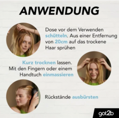 got2b Dry Shampoo Trockenshampoo Extra Volumen, Сухой шампунь экстра объем, 200 мл