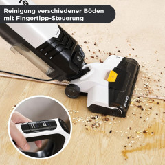 Eureka! Eureka! Akku-Hand-und Stielstaubsauger Ideal fur Hartboden, Teppiche, Tierhaare, 550,00 W, beutellos, mit Doppeltank und Selbstreinigung Ideal fur Haustiere und Familie  Эврика! Беспроводной ручной пылесос, идеально подходит для твердых полов, ков