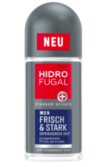 Hidrofugal Deo Roll-on Men Frisch & Stark, Гидрофугал Шариковый Дезодорант для мужчин с свежим ароматом, 50 мл