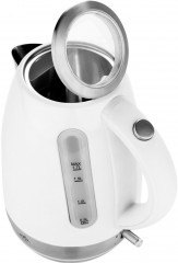 eta eta Wasserkocher ELA ETA859890030, 1,7 l, 2100 W, in Weiss aus Edelstahl  чайник ETA ELA ETA859890030, 1,7 л, 2100 Вт, белого цвета из нержавеющей стали.