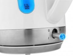 eta eta Wasserkocher ELA ETA859890030, 1,7 l, 2100 W, in Weiss aus Edelstahl  чайник ETA ELA ETA859890030, 1,7 л, 2100 Вт, белого цвета из нержавеющей стали.