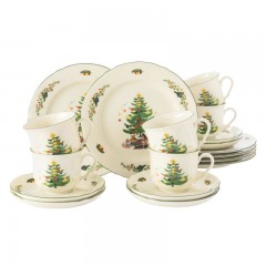 Seltmann Weiden Seltmann Weiden Marie-Luise Weihnachten Kaffee-Set 18-tlg. Seltmann Weiden Marie-Luise Рождественский кофейный сервиз 18 предм.