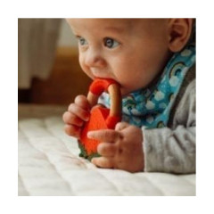 nibbling Beissringe  Super Food Erdbeere Прорезыватели Super Food Клубника