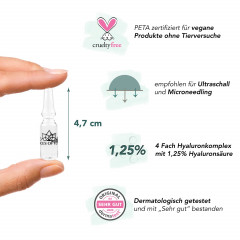 FACES OF FEY 1,25 % Hyaluron Booster Ampullen 30 x 1,3 ml 1,25% Hyaluronic Booster ампулы 30 х 1,3 мл