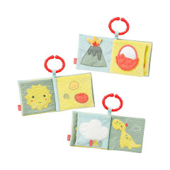 Fehn Stoffbuch Happy Dino Тканевая книга Happy Dino