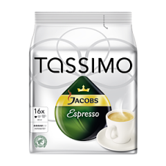 Jacobs Tassimo Эспрессо 118,4г, 16 штук