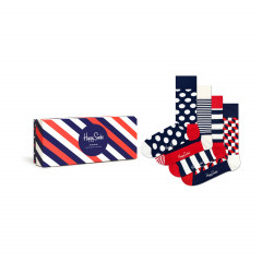 Happy Socks Socken #x27;4-Pack Classic Navy Socks Gift Set#x27; 36-40 носки #x27;подарочный набор из 4 классических темно-синих носков#x27;