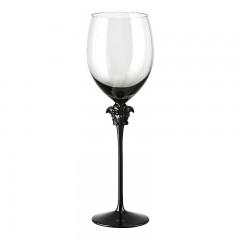 Rosenthal meets Versace Rosenthal Versace Medusa Lumiere Haze Wasserpokal Glas grau 474 ml / h: 29,4 cm Чашка для воды Rosenthal Versace Medusa Lumiere Haze стекло серое 474 мл / высота: 29,4 см