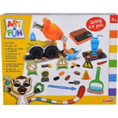 Simba Art Fun Knetset Baustelle Art Fun глиняный набор строительная площадка