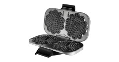 Unold Unold Doppel-Waffeleisen 48241 silber/schwarz, 1.300 Watt silber/schwarz Двойная вафельница Unold 48241 серебристый/черный, 1300 Вт