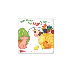 Carlsen Verlag Wer muht hier Muh? Die ... Kuh!: Grossausgabe Кто здесь мычит? ... Корова !: Большое издание