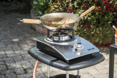 HOTWOK HOTWOK Gaskocher, Wokbrenner "Hot Wok Silver-Line" 4,5 kW Gasbrenner aus Edelstahl  Газовая плита HOTWOK, горелка вок &amp;quot;Hot Wok Silver-Line&amp;quot; Газовая горелка 4,5 кВт из нержавеющей стали