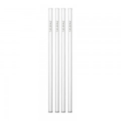 Schott Zwiesel Schott Zwiesel Glastrinkhalme Trinkhalm Glas Set 4-tlg. mit Reinigungsburste l: 21 cm / d: 9 mm Стеклянные соломинки для питья Schott Zwiesel, набор из 4 предметов. с чистящей щеткой Д: 21 см / Г: 9 мм