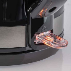 KORONA KORONA Wasserkocher Moderner Wasserkocher, 1,7 l, 2200 W, 1,7 Liter, 2200 Watt, herausnehmbarer Kalkfilter Schwarz/Edelstahl Чайник KORONA Чайник Modern, 1,7 л, 2200 Вт, 1,7 л, 2200 Вт, съемный фильтр от накипи