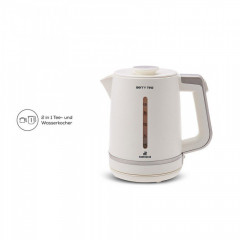 Karaca Karaca Wasser-/Teekocher, Durch den Deckel des Wassertanks auch als Wasserkocher geeignet.  Прибор для приготовления чая и воды Karaca, который благодаря крышке резервуара для воды также можно использовать в качестве чайника.