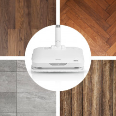 N8WERK N8WERK Akku-Wischmopp Akku-Vibrationsmopp Bodenwischer Moonlight White Edition 30W weiss Беспроводная швабра N8WERK беспроводная вибрационная швабра швабра для пола Moonlight White Edition 30W белый