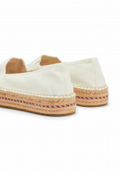 Tommy Hilfiger SIGNATURE MONOGRAM Espadrilles ecru ПОДПИСЬ МОНОГРАММА Эспадрильи экрю