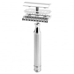 Muhle Rasierhobel silber offener Kamm Безопасная бритва серебряный открытый гребень