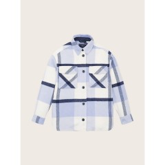 TOM TAILOR Jacken Hemdjacke mit Karomuster Jeansjacken Куртки Жакет-рубашка в клетку джинсовые куртки