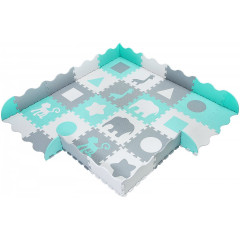 Krabbelmatte mit Rand 150 x 150 x 1 cm + Wasserdicht Коврик для ползания с бордюром 150 x 150 x 1 см + водонепроницаемый