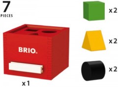 BRIO Rote Sortier-Box Красный сортировочный ящик