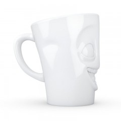 Fiftyeight Products TV Tassen Henkeltasse weiss witzig 0,35 L Чашка TV кружка с ручкой белая забавная 0,35 л