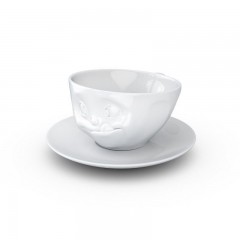 Fiftyeight Products TV Tassen Kaffeetasse weiss lecker 0,20 L TV cups кофейная чашка белая деликатесная 0,20 л