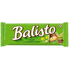 Balisto Musli Мюсли с изюмом в молочном шоколаде с ореховым вкусом 8 шт 148 грамм