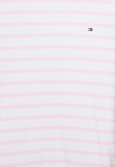 Tommy Hilfiger COOL SHIFT SHORT DRESS  Jersey dress white/pastel pink COOL SHIFT SHORT DRESS Платье из джерси белый/пастельно-розовый