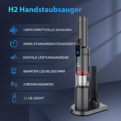 LBF LBF Akku-Handstaubsauger Tragbarer Autostaubsauger, Autostaubsauger 13000 Pa/100 W,bis 20min Schwarz Беспроводной ручной пылесос LBF, портативный автомобильный пылесос, автомобильный пылесос 13000 Па/100 Вт, до 20 минут