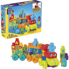 Mattel Mega Bloks ABC Lernzug (60 Teile) Обучающий поезд Mega Bloks ABC (60 штук)