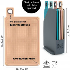 Moritz &amp; Moritz Moritz &amp; Moritz Schneidebrett bunt 4-tlg. multicolour Разделочная доска Moritz &amp;amp; Moritz разноцветная, 4 предмета.