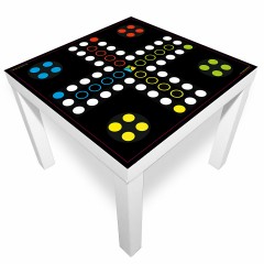 playmatt QUADRATISCHE SPIELWELTEN Spielmatte Rausschmeisser Ludo Gesellschaftsspiel Сыграйте в салонную игру &amp;quot;Вышибала&amp;quot; Людо