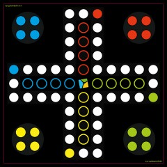 playmatt QUADRATISCHE SPIELWELTEN Spielmatte Rausschmeisser Ludo Gesellschaftsspiel Сыграйте в салонную игру &amp;quot;Вышибала&amp;quot; Людо