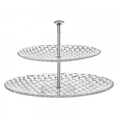 Nachtmann Nachtmann Bossa Nova Etagere 2tlg. unterer Teller 32 cm / oberer Teller 23 cm Подставка для торта Nachtmann Bossa Nova 2 части. нижняя тарелка 32 см / верхняя тарелка 23 см