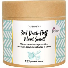 puremetics Salzpeeling Vibrant Seasalt No13 3in1 Dusch-Fluff Солевой пилинг Vibrant Seasalt No13 пух для душа 3в1