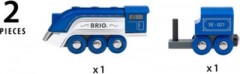 BRIO BRIO Blauer Dampfzug (Special Edition 2021) BRIO Blue Steam Train (специальное издание 2021 г.)