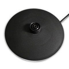 SLABO SLABO Wasserkocher Wasserkocher Kettle Glas mit LED-Beleuchtung, 2200 Watt, 1,7 Liter, gerauschlos schwarz, silber, 1,7 l  Чайник SLABO чайник стеклянный со светодиодной подсветкой, 2200 Вт, 1,7 л, бесшумный черный, серебристый, 1,7 л