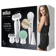 Braun 9 Flex 9300 Beauty-Set, Weiss/Gold 9 Косметический набор Flex 9300, белый/золотой