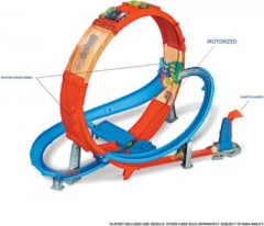 Mattel Hot Wheels Riesen Looping-Crash Trackset (online) Hot Wheels Giant Looping Crash Trackset (онлайн)