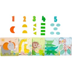 Haba Zuordnungsspielzeug Wilde Tiere Подходящая игрушка Дикие животные