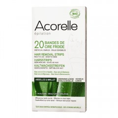 Acorelle Kaltwachsstreifen Achsel &amp; Bikinizone  Полоски холодного воска зона подмышек и бикини