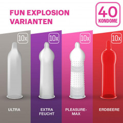 Durex Fun Explosion Kondome Веселые взрывные презервативы