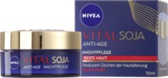 NIVEA Ночной крем для лица Vital Соевый, Против морщин, 50 мл