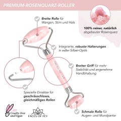 FACES OF FEY Rosenquarz-Roller Ролик из розового кварца