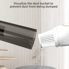 farfi farfi Akku-Handstaubsauger Gerauscharmer kabelloser 3-in-1-Handstaubsauger, tragbar,starke Saugkraft,wenig Larm Schwarz Беспроводной ручной пылесос Farfi, малошумный беспроводной ручной пылесос 3-в-1, портативный, сильная мощность всасывания, низкий