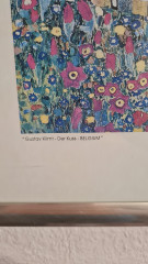 Картина винтажная "Поцелуй /  Густав Климт", 53 x 43 см, Бельгия, 1960-70гг.