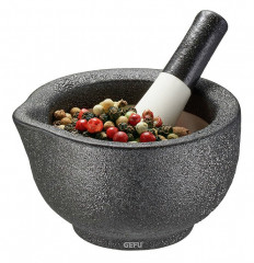 GEFU GEFU Morser u8 7,7 cm GRINO schwarz/weiss 7,7 см ГРИНО