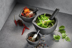 GEFU GEFU Morser u8 7,7 cm GRINO schwarz/weiss 7,7 см ГРИНО