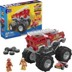 Mattel Mega Construx Hot Wheels Feuerwehr-Auto Monster Truck mit 2 Figuren Mega Construx Hot Wheels Fire Engine Monster Truck с 2 фигурками